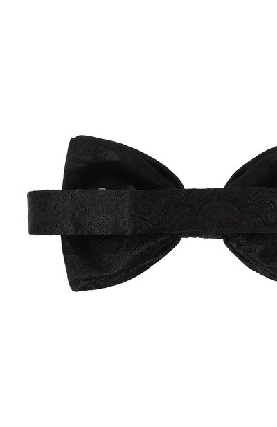 Шелковый галстук-бабочка STEFANO RICCI черного цвета по цене 25350 руб., арт. HN01/HC7006, фото 3 Шелковый галстук-бабочка STEFANO RICCI, арт. HN01/HC7006, фото 3