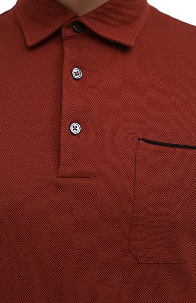 Хлопковое поло ZEGNA, арт. UW392/752, фото 5