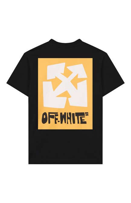 Хлопковая футболка OFF-WHITE, арт. 0BAA002S25JER008/4-12