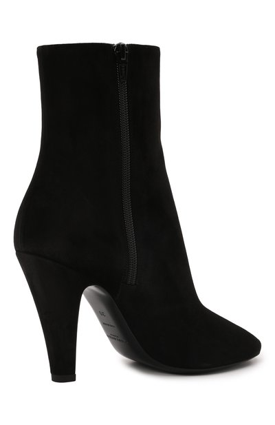 Замшевые ботильоны SAINT LAURENT, арт. 658151/27D00, фото 4