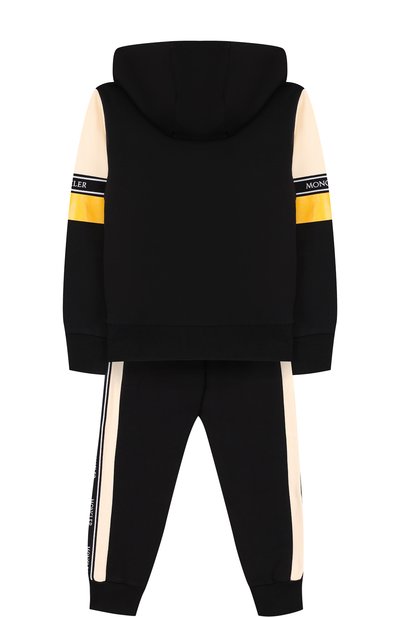 Хлопковый костюм из кардигана с капюшоном и брюк MONCLER ENFANT, арт. D2-954-88107-50-809B3/12-14A, фото 2