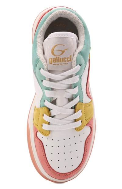 Кожаные кеды GALLUCCI, арт. J20254CS/SC T G0M NAB/NAB/NAB 1, фото 4