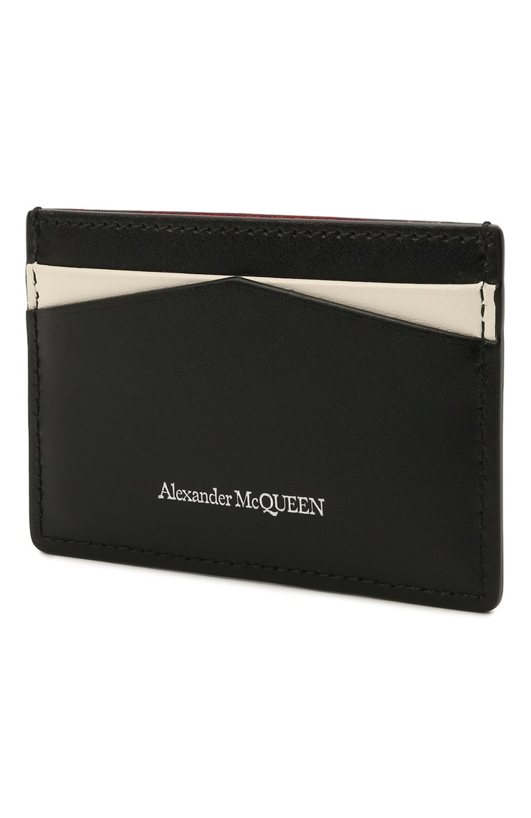 Женский кожаный футляр для кредитных карт ALEXANDER MCQUEEN черного цвета, арт. 658453/1AAC7 | Фото 2 (Материал: Натуральная кожа; Материал сплава: Проставлено; Региональные ограничения белый список (Axapta Mercury): Не проставлено; Нос: Не проставлено)