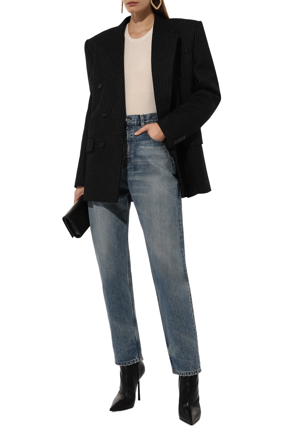 Майка из хлопка и шелка JACOB LEE, арт. WKT040SS24IV, фото 2