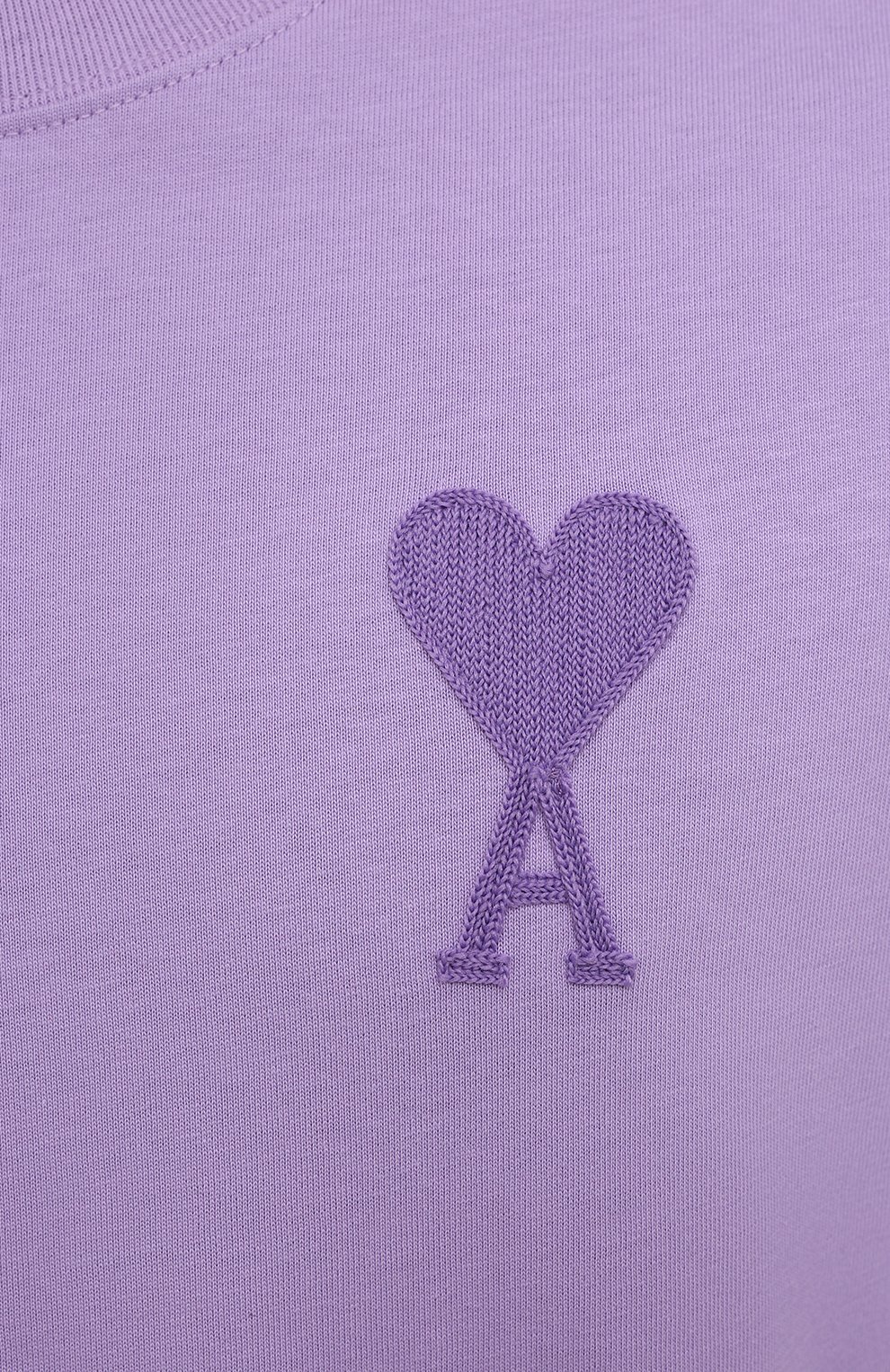 Хлопковая футболка AMI, арт. E21HJ128.726, фото 5