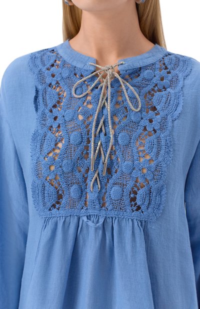 Льняное платье 120% LINO, арт. 32ALIW4PIH/0115, фото 5