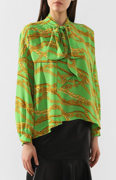 Шелковая блузка BALENCIAGA, арт. 482308/TEL68, фото 3