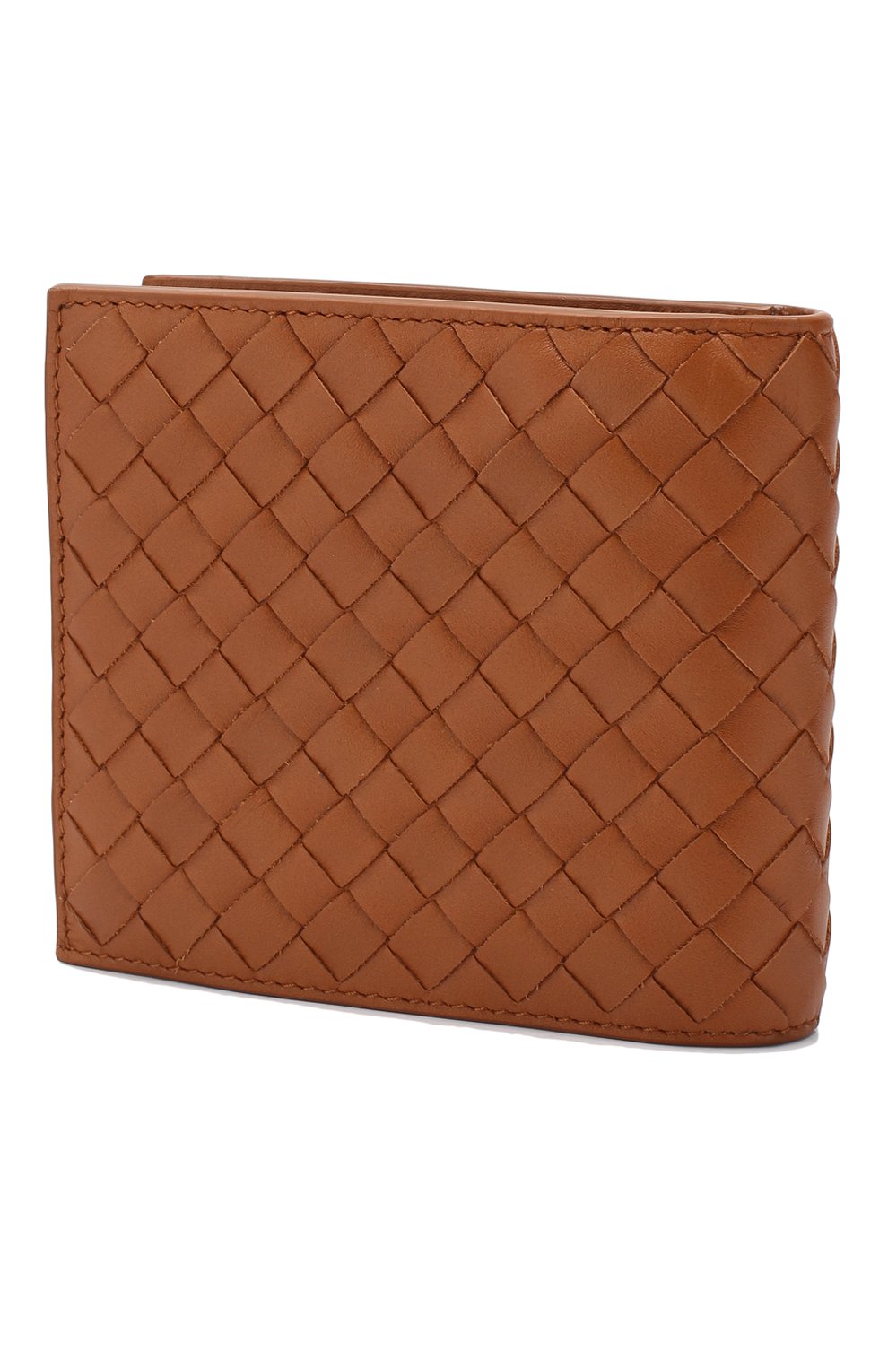 Кожаное портмоне BOTTEGA VENETA коричневого цвета по цене 59450 руб., арт. 113993/V4651, фото 2 Кожаное портмоне BOTTEGA VENETA, арт. 113993/V4651, фото 2