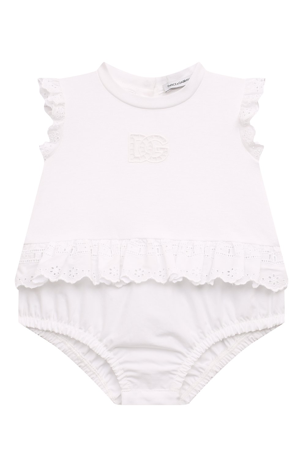 Хлопковое боди DOLCE & GABBANA, арт. L2J0W6/G7B7K, фото 1