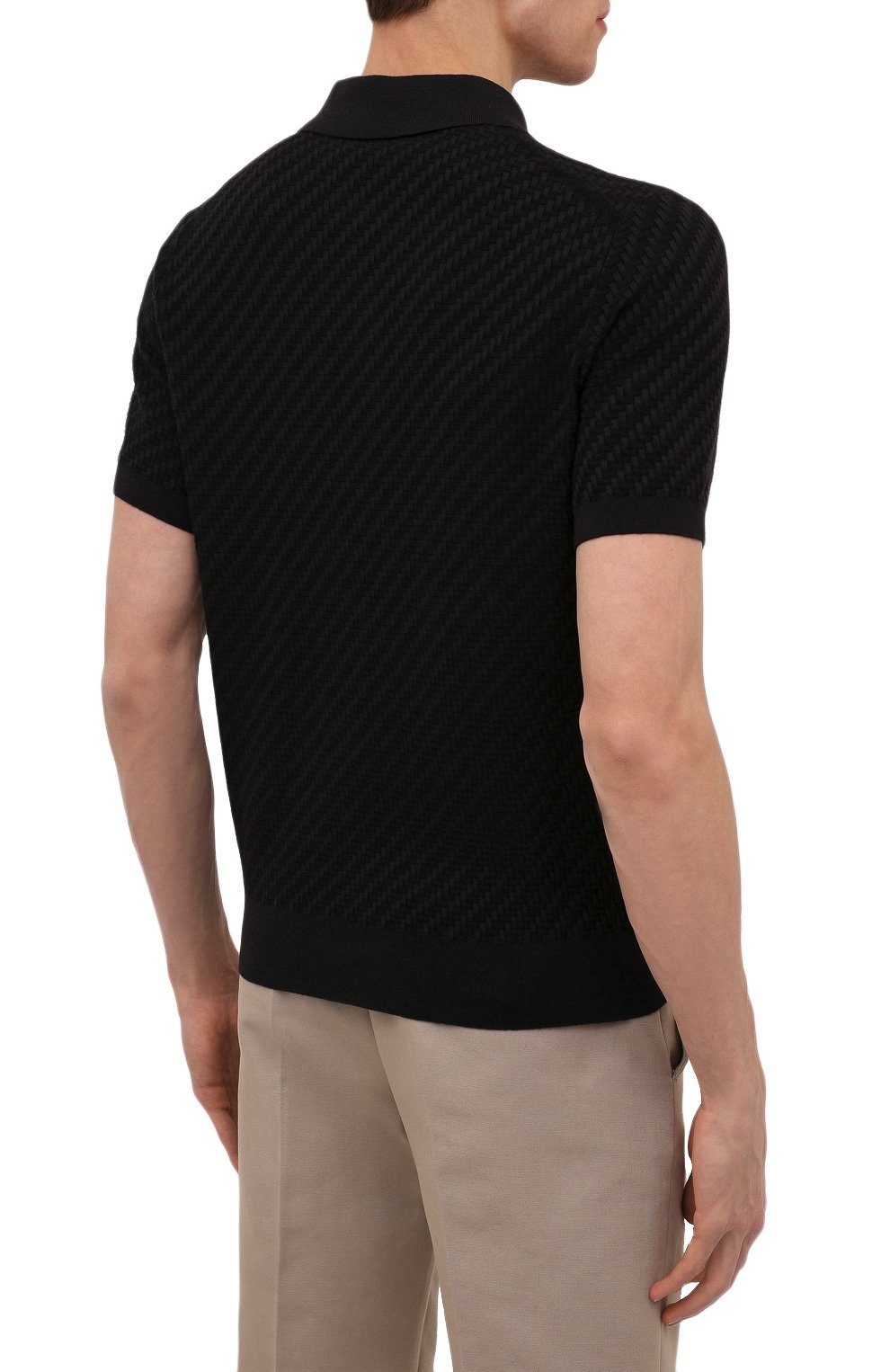 Поло из хлопка и шелка BRIONI, арт. UMR200/P1K02, фото 4
