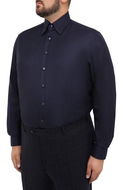 Сорочка из кашемира и шелка ZILLI, арт. MFU-00503-87060/0001/45-49, фото 3