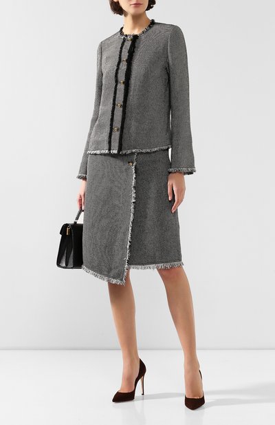 Жакет BY MALENE BIRGER серого цвета по цене 46700 руб., арт. Q67382005/MALIN, фото 2 Жакет BY MALENE BIRGER, арт. Q67382005/MALIN, фото 2