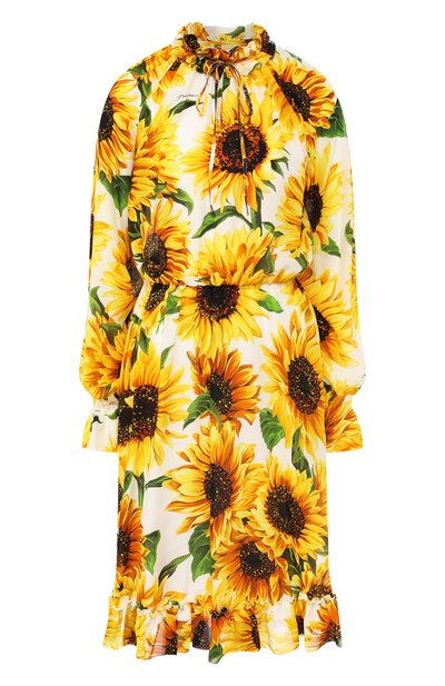 Женское шелковое платье DOLCE & GABBANA, арт. F6E6KT/HS15K
