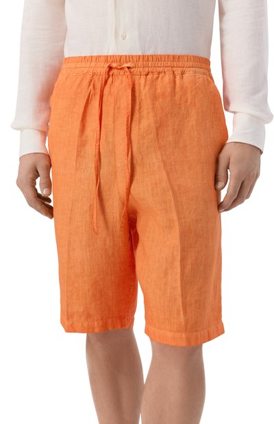 Льняные шорты 120% LINO, арт. 33ALIM29CM/0253/S00, фото 3