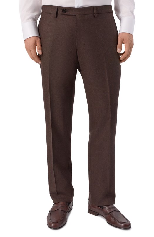 Шерстяные брюки Berwich SC/1 ALC/MZ1854X Коричневый  SC/1 ALC/MZ1854X Фото 3