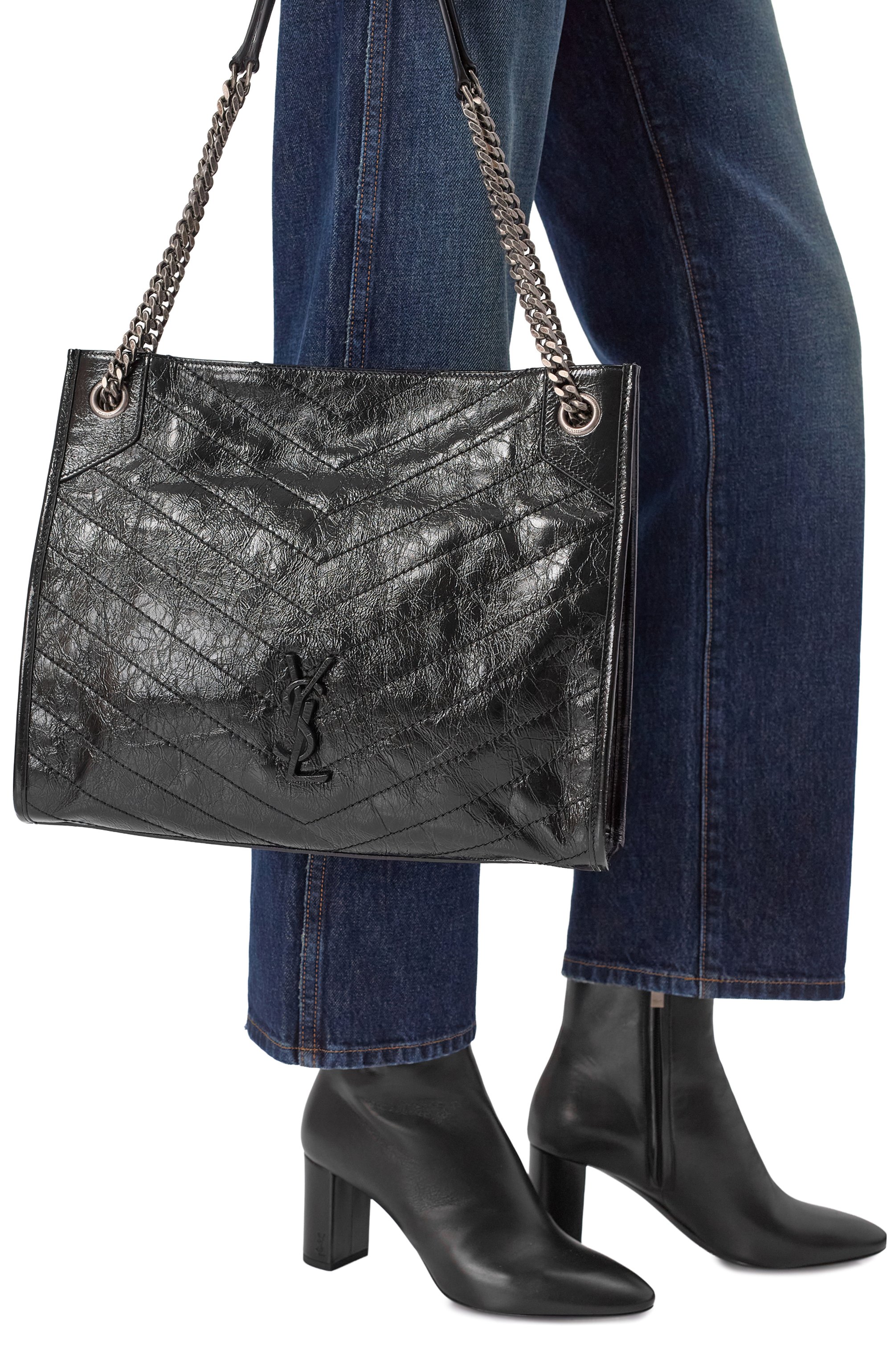 Сумка niki medium SAINT LAURENT, арт. 577999/0EN04, фото 2