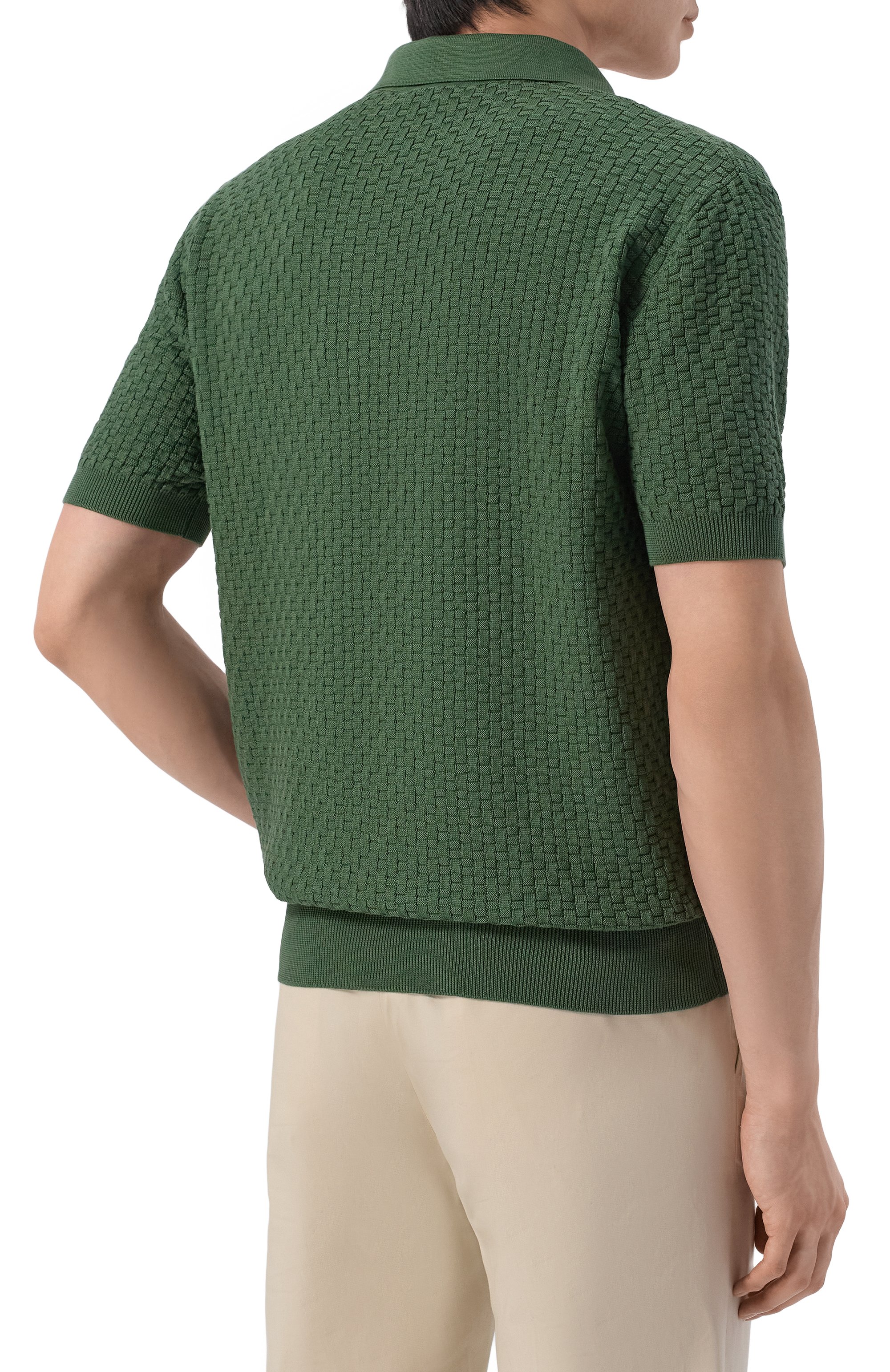 Поло из шелка и хлопка MVST, арт. M26.2PM.K032/Y104 CANESTR0, фото 4