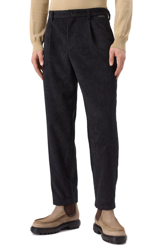 Вельветовые брюки Dolce & Gabbana GP0H8T/FUWDL Чёрный  GP0H8T/FUWDL Фото 3