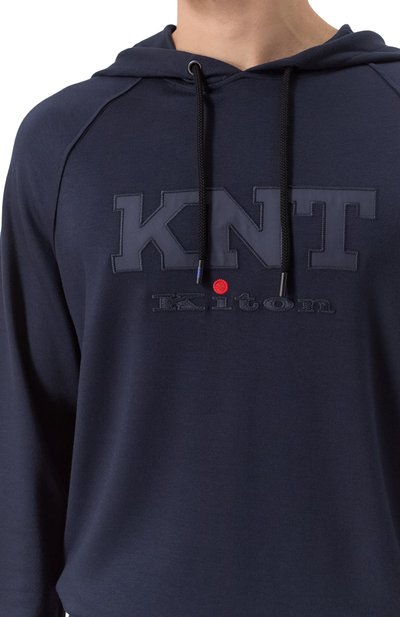 Худи из вискозы KITON, арт. UMM062101, фото 5