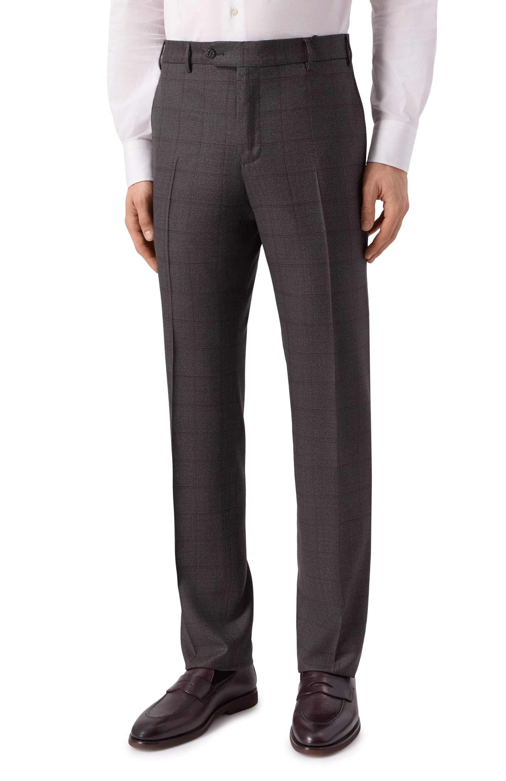 Шерстяной костюм CORNELIANI темно-коричневого цвета по цене 207000 руб., арт. 266005-2617215_SET, фото 4 Шерстяной костюм CORNELIANI, арт. 266005-2617215_SET, фото 4