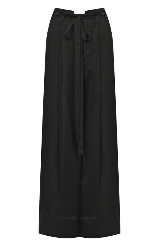 Брюки из вискозы и шелка Ann Demeulemeester B0012744/FA611 Чёрный B0012744/FA611