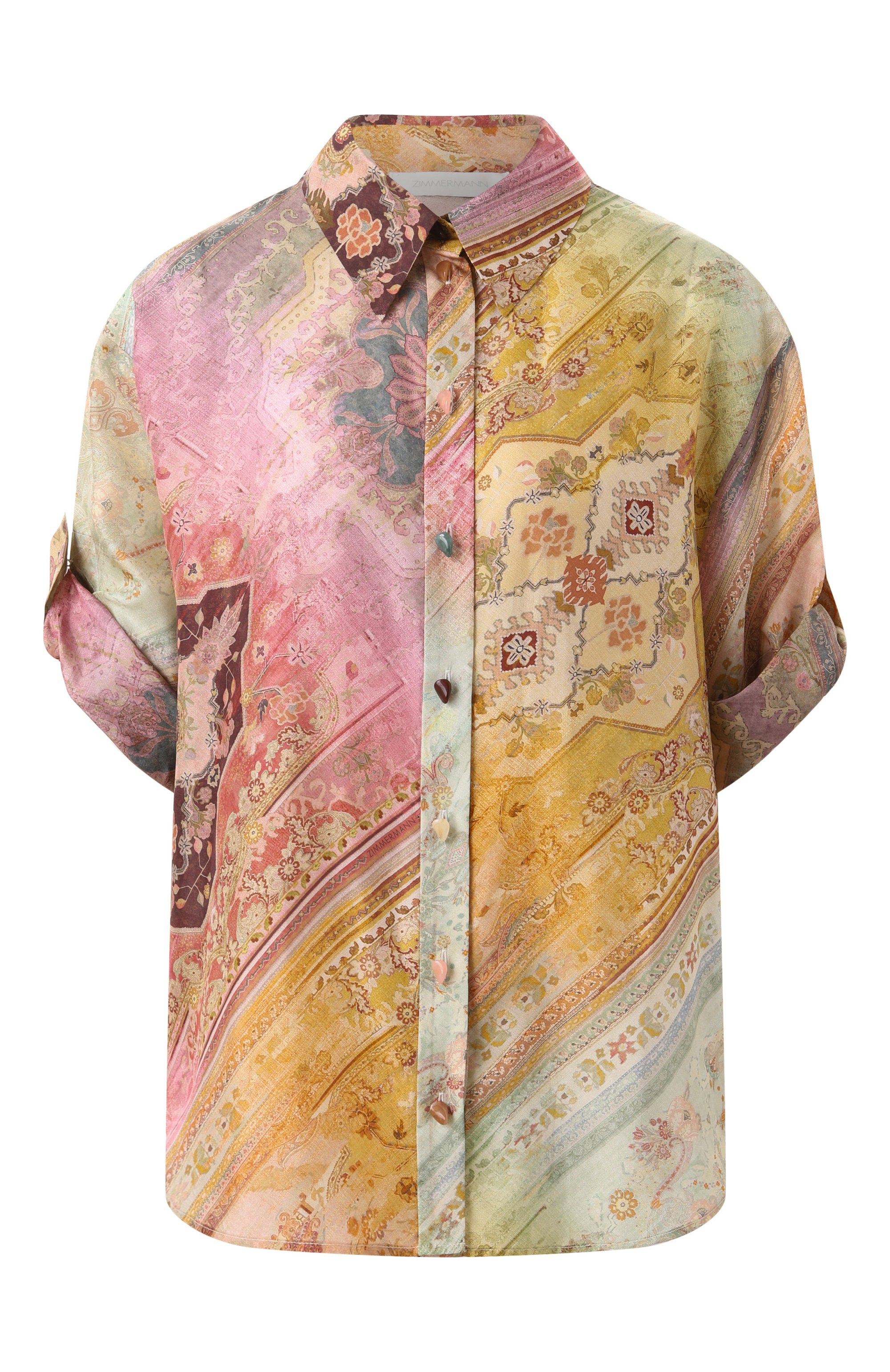 Шелковая рубашка ZIMMERMANN, арт. 0666TRS253, фото 1