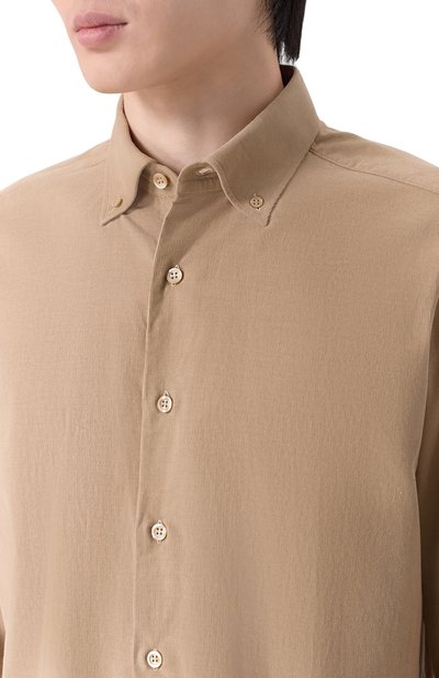 Хлопковая рубашка MVST, арт. M0RBIDA/PB/SP0RT/620-C0RDUR0Y, фото 5