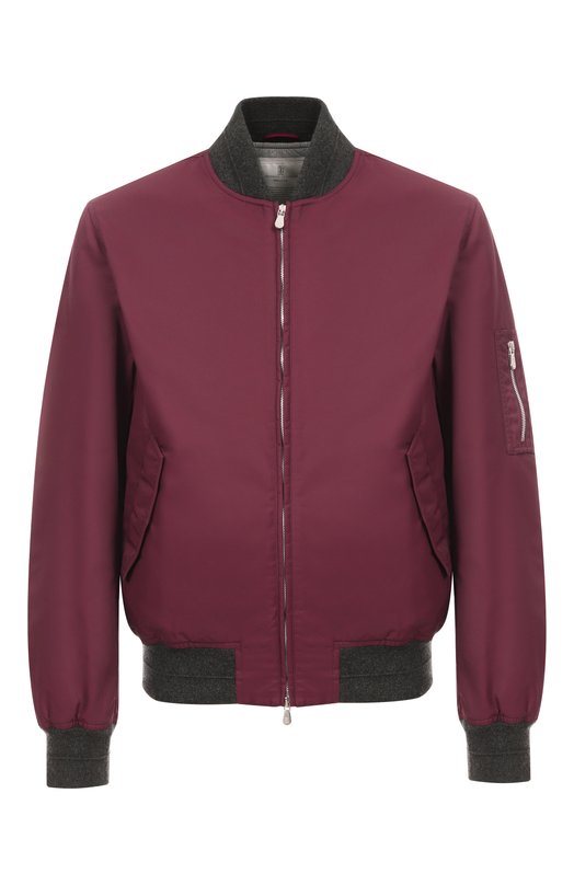 Бомбер Brunello Cucinelli MV4076554 Бордовый MV4076554