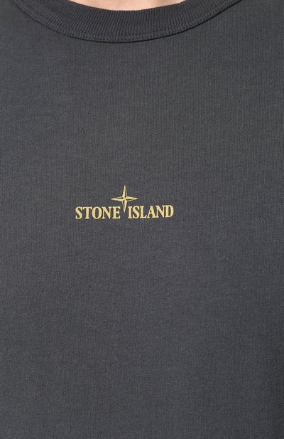 Хлопковая футболк а STONE ISLAND, арт. 711523380, фото 5