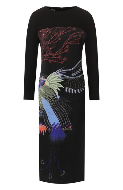 Женское платье из вискозы и хлопка DRIES VAN NOTEN, арт. 182-11018-6147