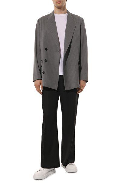 Шерстяные брюки SAINT LAURENT, арт. 700933/Y2F29, фото 2