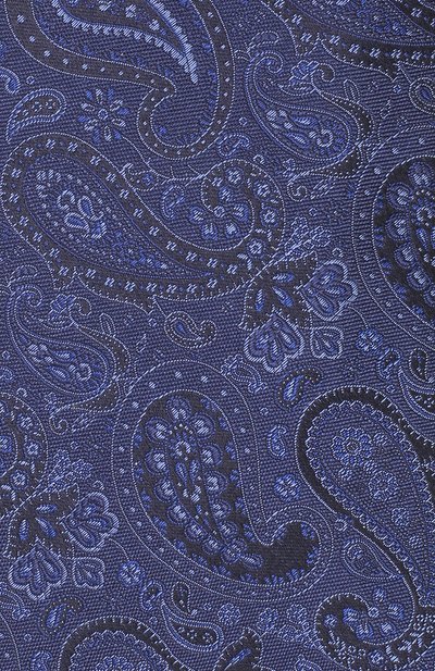 Шелковый галстук CANALI темно-синего цвета по цене 9525 руб., арт. 18/HJ02417, фото 3 Шелковый галстук CANALI, арт. 18/HJ02417, фото 3