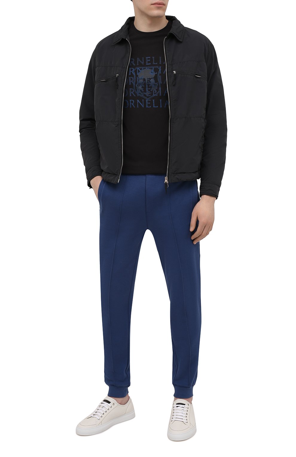 Хлопковая футболка CORNELIANI, арт. 87G577-1125040/00, фото 2