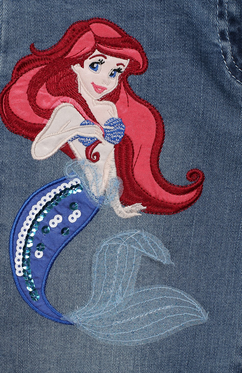 Джинсы с вышивкой MONNALISA, арт. 193417RH, фото 3