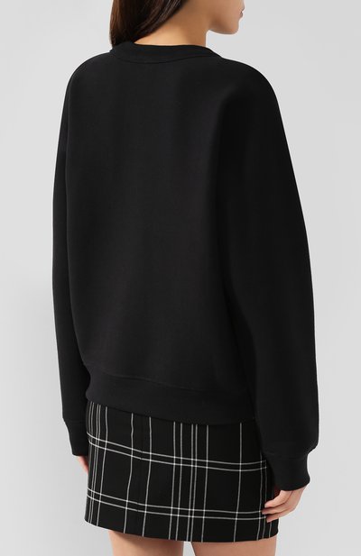 Хлопковый свитшот ALEXANDERWANG.T черного цвета по цене 24950 руб., арт. 4CC2191091, фото 4 Хлопковый свитшот ALEXANDERWANG.T, арт. 4CC2191091, фото 4