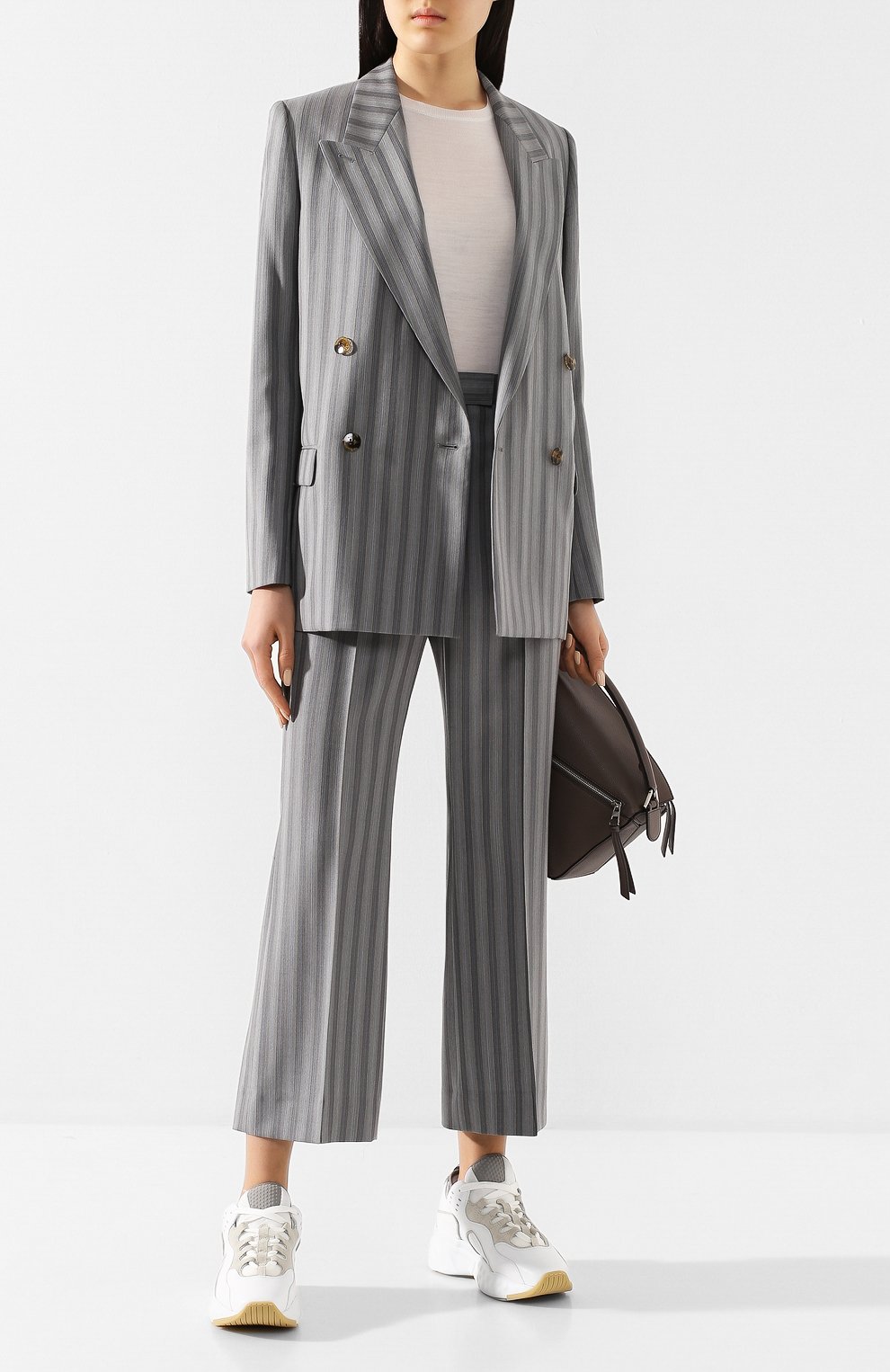 Кожаные кроссовки manhattan ACNE STUDIOS, арт. AD0004/W, фото 2