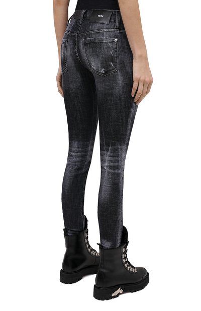 Джинсы DSQUARED2 темно-серого цвета по цене 51250 руб., арт. S75LB0345/S30357, фото 4 Джинсы DSQUARED2, арт. S75LB0345/S30357, фото 4