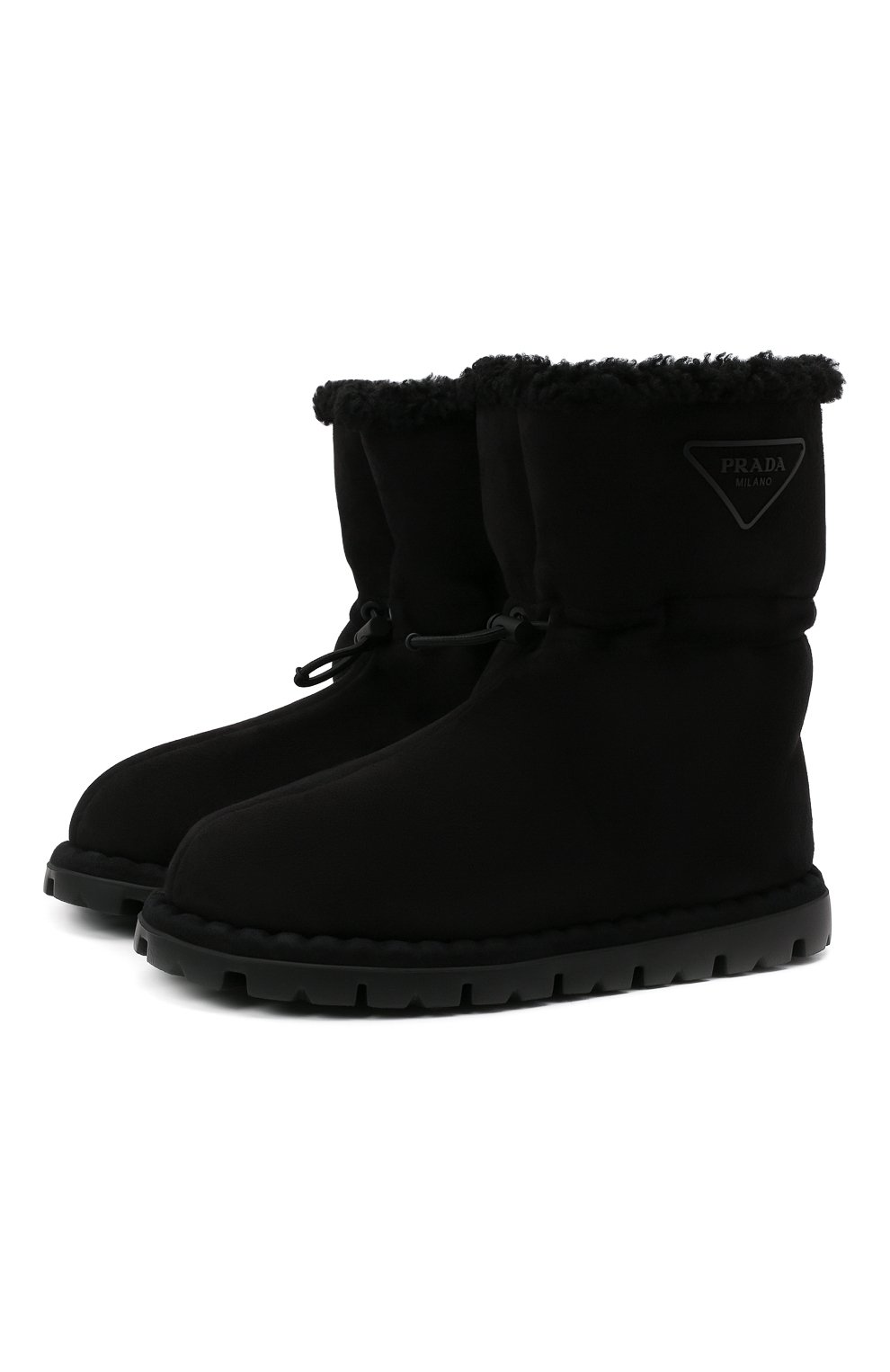 Замшевые полусапоги PRADA, арт. 1U706M-1A6-F0002-020, фото 1