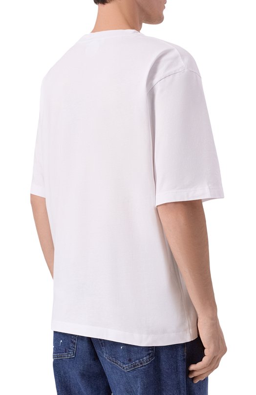 Хлопковая футболка Dsquared2 S71GD1610/D20020 Белый  S71GD1610/D20020 Фото 4