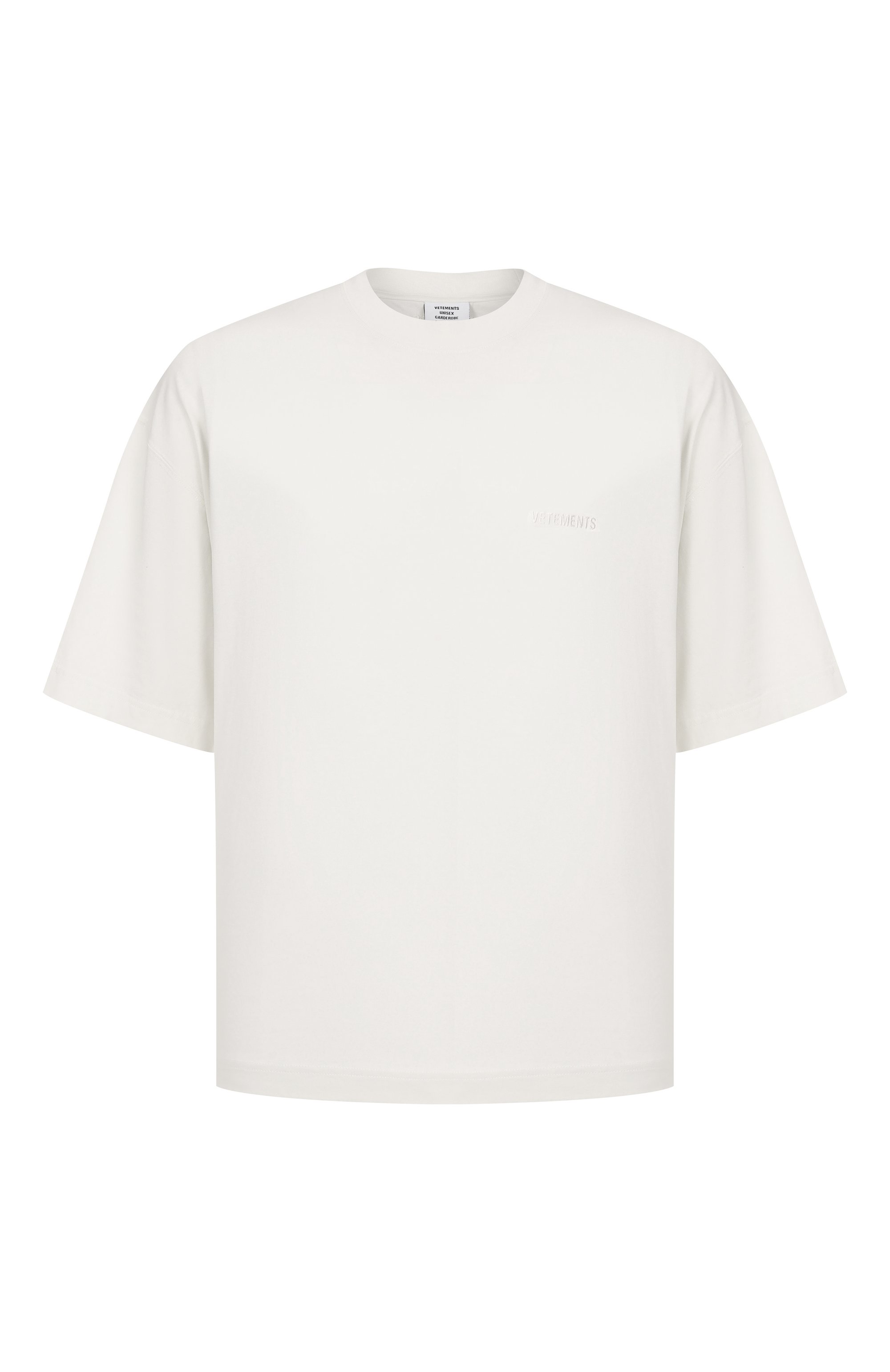 Хлопковая футболка VETEMENTS, арт. UH76TR100I/1000 LIGHT JERSEY, фото 1