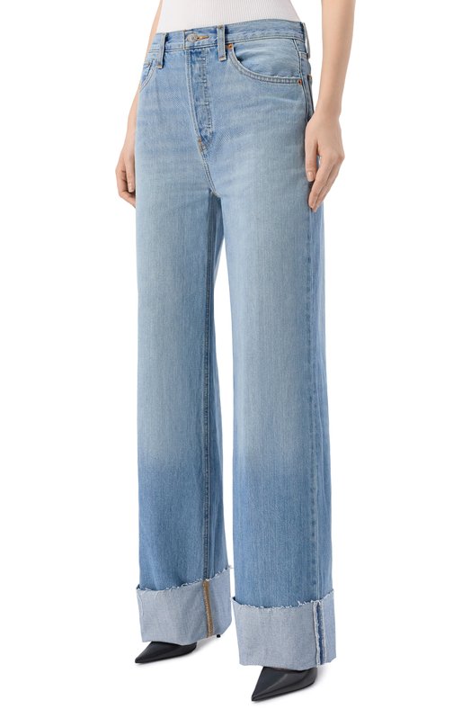 Джинсы High Rise Wide Leg Re/Done 148-03WHRWDCF Голубой  148-03WHRWDCF Фото 3