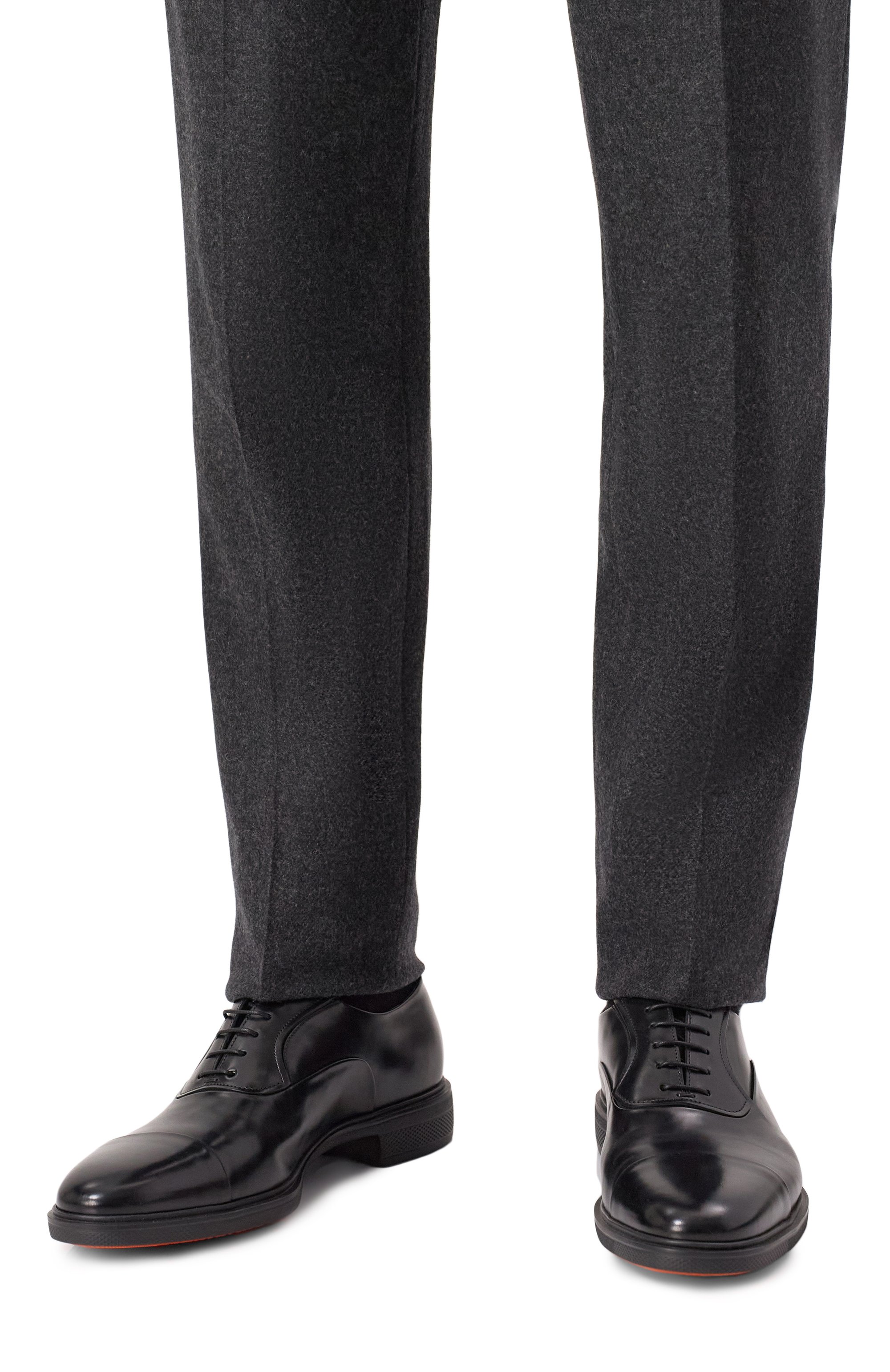 Кожаные оксфорды easy SANTONI, арт. MGEG18957NEAXNTG, фото 3