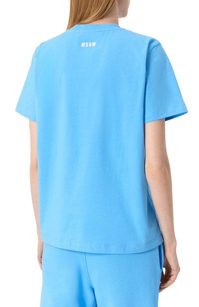 Хлопковая футболка MSGM, арт. 3841MDM157/257002, фото 4