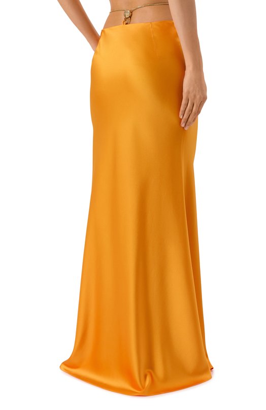 Атласная юбка Daname 526SS5802A Оранжевый  526SS5802A Фото 4