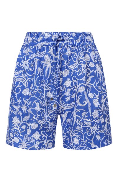 Женские льняные шорты KITON, арт. D58114H08903