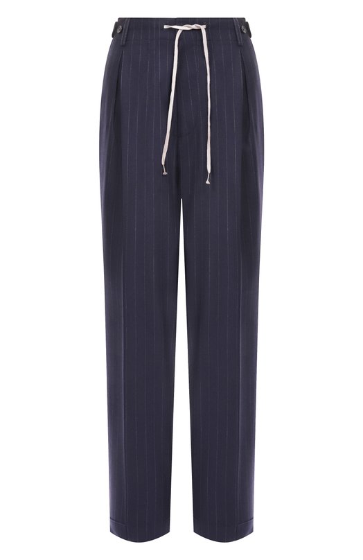 Шерстяные брюки Maison Margiela S29KA0395/M35581 Синий S29KA0395/M35581