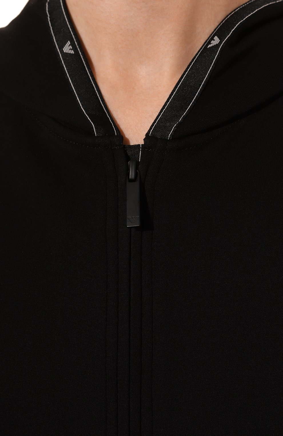 Хлопковая толстовка EMPORIO ARMANI черного цвета по цене 28050 руб., арт. 6D2M6D/1JHSZ, фото 5 Хлопковая толстовка EMPORIO ARMANI, арт. 6D2M6D/1JHSZ, фото 5