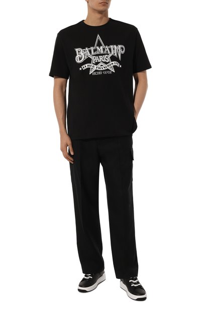 Кожаные кеды b-court BALMAIN, арт. BM0VI288LBRT, фото 2