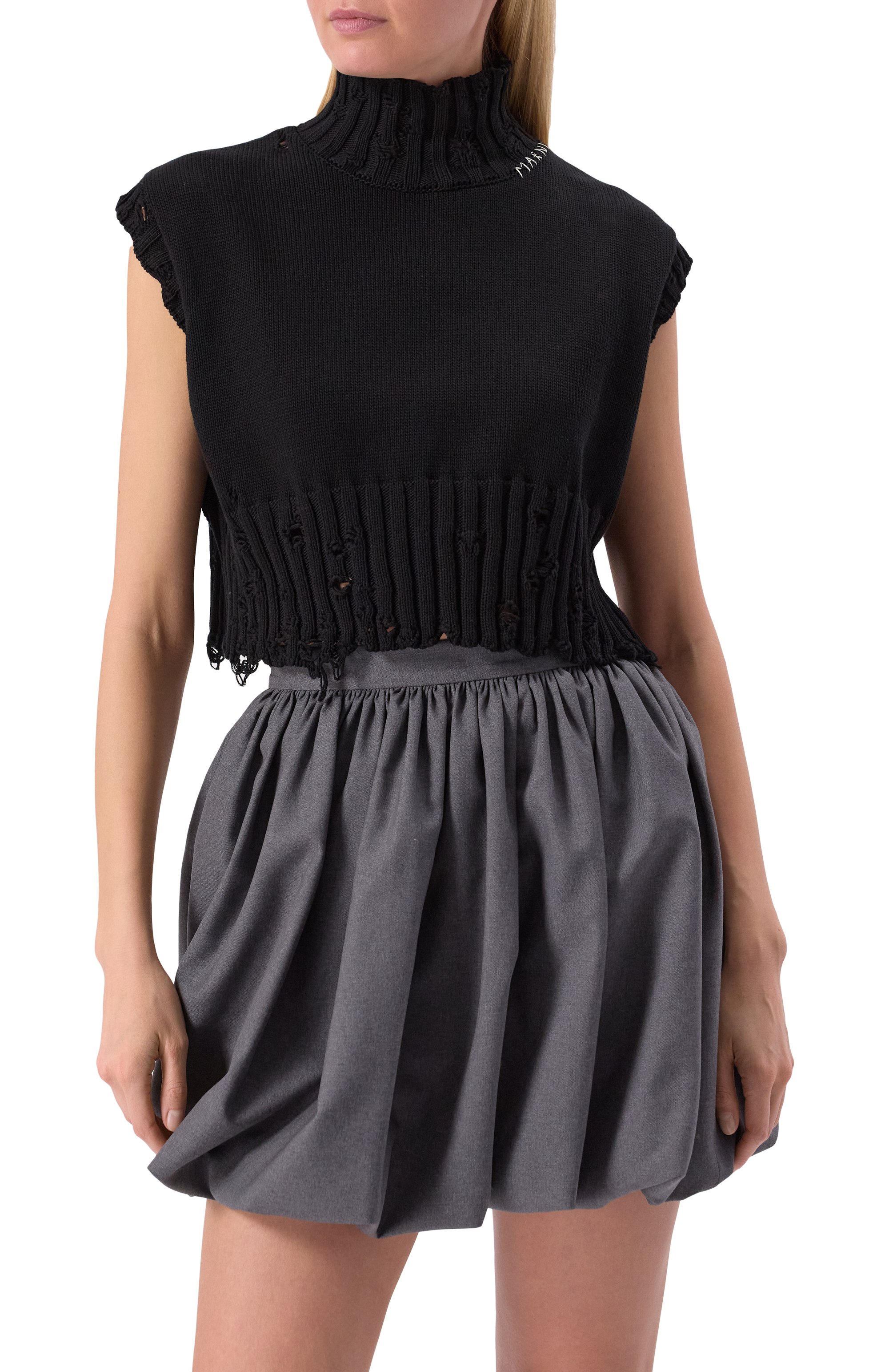 Хлопковый жилет MARNI, арт. DVMD0140A0/UFC652, фото 3