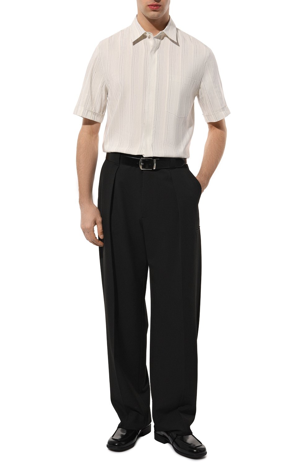 Рубашка изо льна и шелка ZEGNA, арт. UDX45A7/SCP7, фото 2